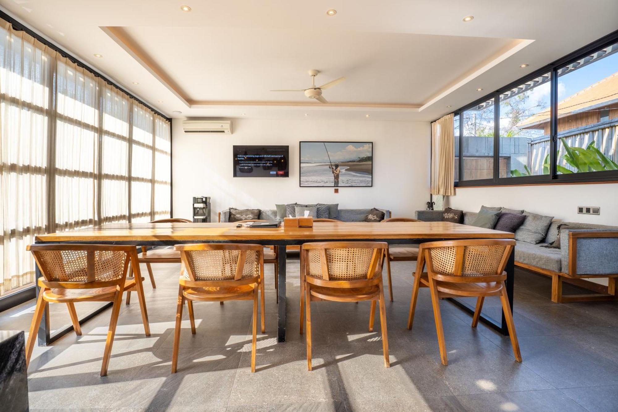New 5Br Villa, Enclosed Lounge, Canggu Oasis ภายนอก รูปภาพ