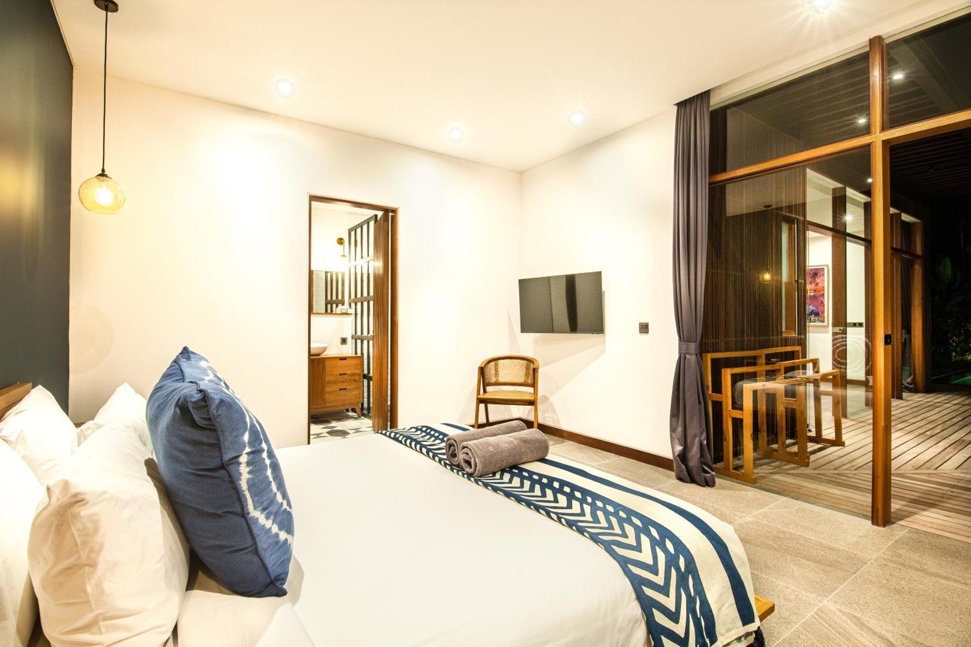 New 5Br Villa, Enclosed Lounge, Canggu Oasis ภายนอก รูปภาพ
