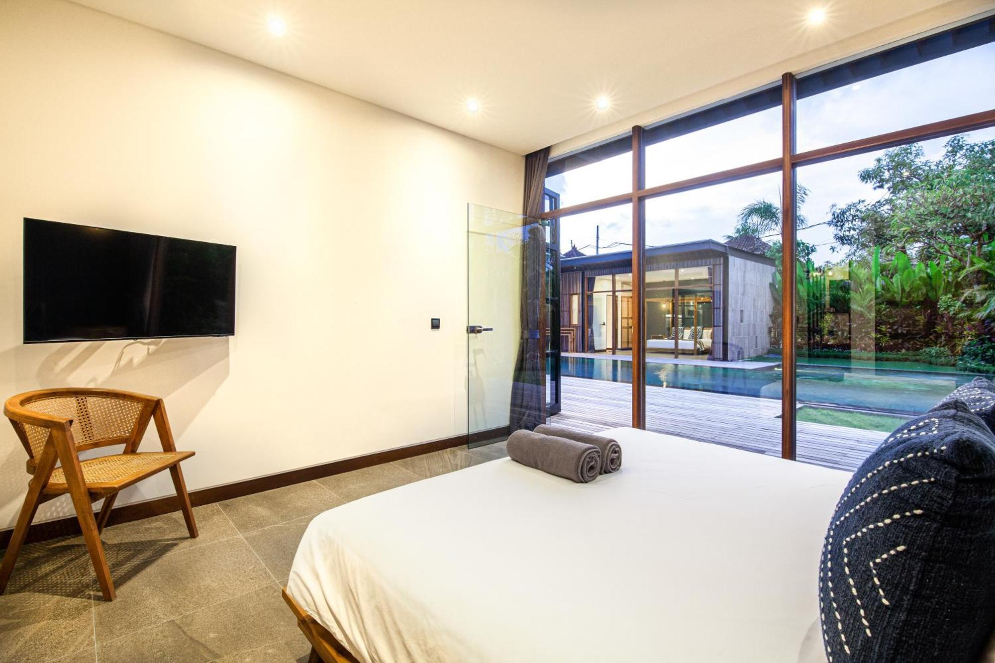 New 5Br Villa, Enclosed Lounge, Canggu Oasis ภายนอก รูปภาพ